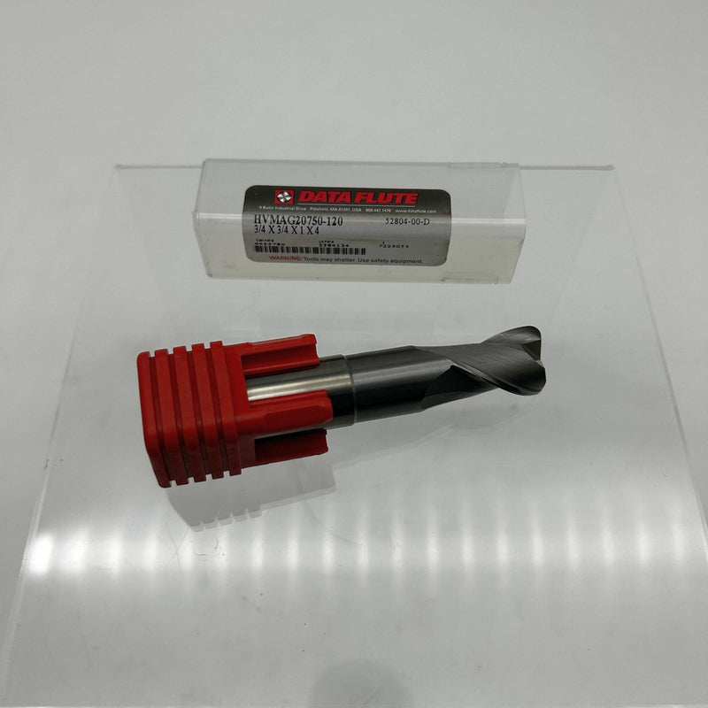 Data Flute 52804-00-D End Mill 3/4 x 3/4 x 1 x 4 w/.120R HVMAG20750-120 Corner R 10