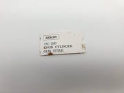 Arrow Lock Cylinder 15C Satin Chrome Key in Knob Old Style E Keyway 5 Pin 8