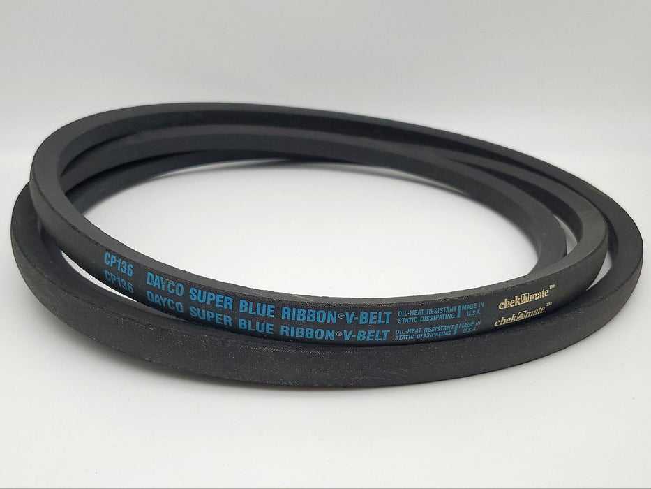 Dayco CP136 Belt Blue Ribbon 7/8" Width 140" Length Industrial V-Belt 1