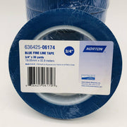 Norton 6174 Fine Line Masking Tape Blue 3/4in x 36 yds 63642506174 12 Rolls 2