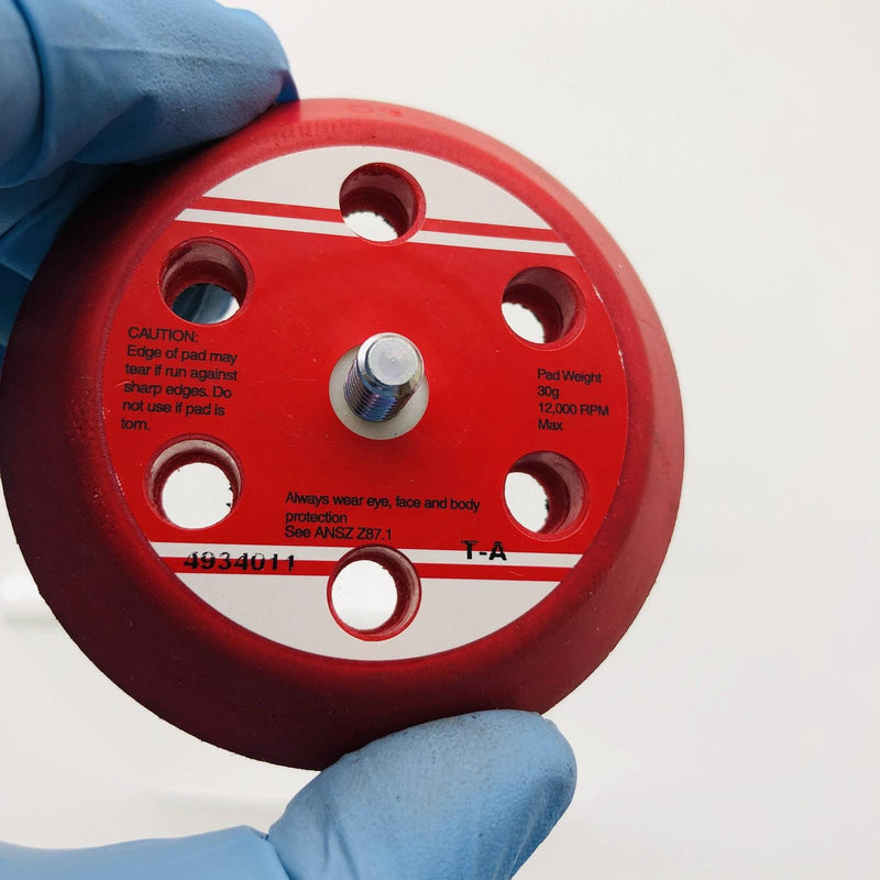 Starcke 4934011-B Sander Back-up Pad 3in Low Pro 1/4-20 Thread Hook and Loop 2