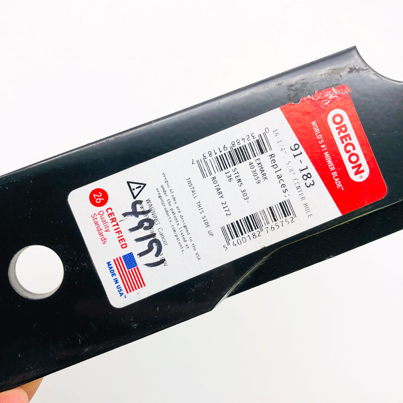 Oregon 91-183 Mower Blade New NOS For Exmark 403059 Stens 303-136 Rotary 2172 8