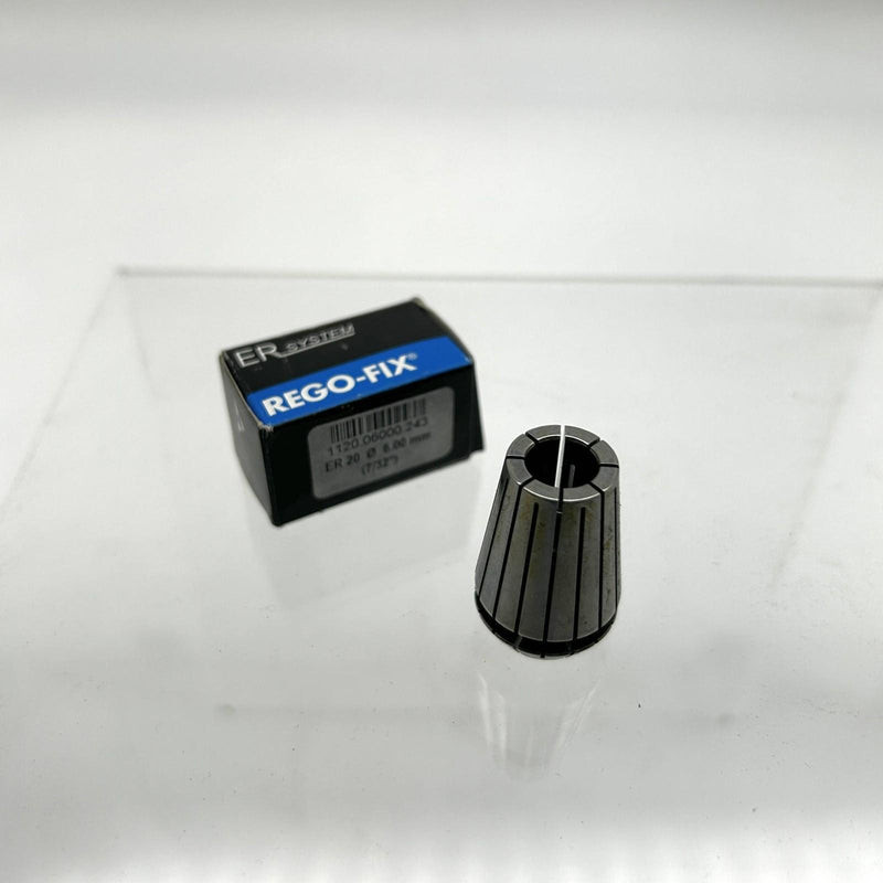 Rego-Fix 1120.06000 Collet ER 20 6.00mm 7/32" Metric For Clamping Small Diameter 8