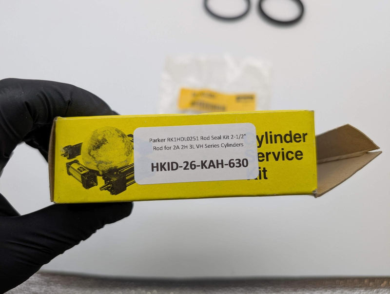 Parker RK1HDL0251 Rod Seal Kit 2-1/2" Rod for 2A 2H 3L VH Series Cylinders