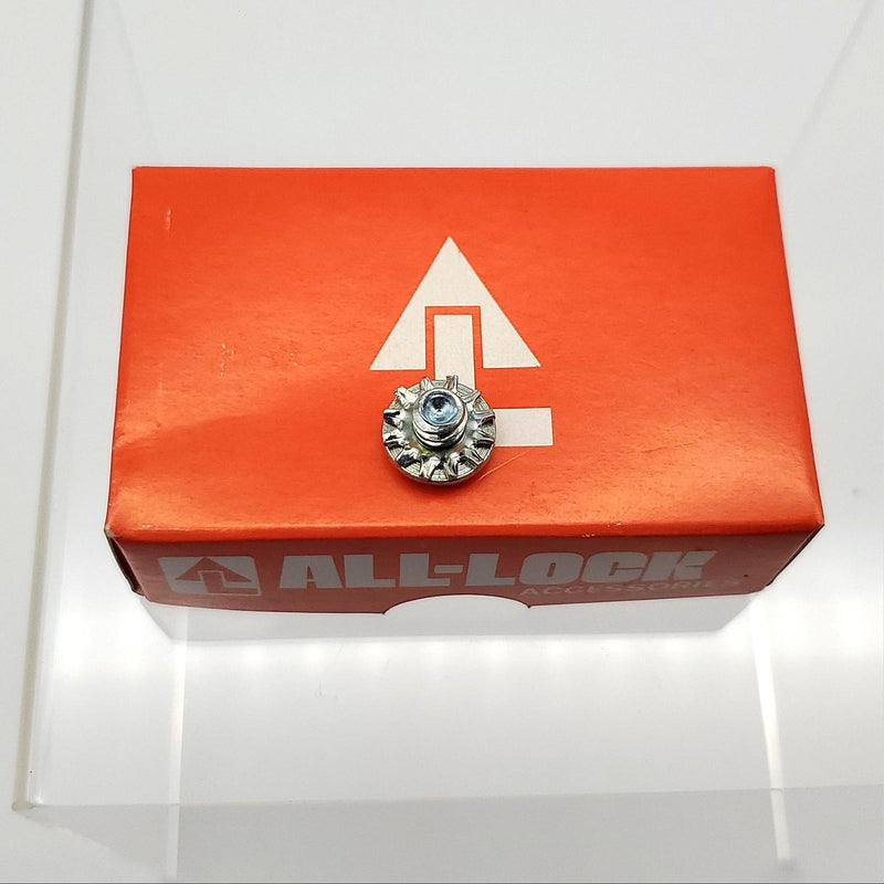 10x All Lock 127 Screw Nut 0.24" Diameter x 7/32" L Slotted Round Head USA Made 2