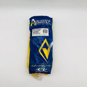 Assurance 48-L2125Y Unsupported Latex Gloves Medium Yellow 20mil 15in 12 Pairs 4