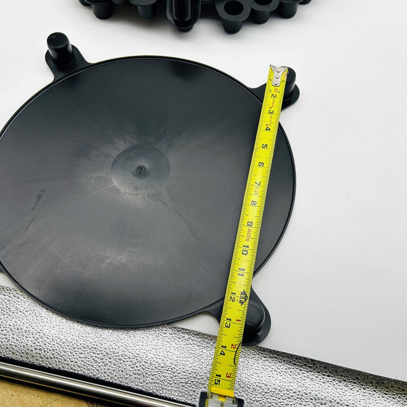 Essentra 30012A Studded Raised Face Flange Protector 12in Blck Quickfit Pk of 10 5