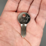 5x Ilco S1042Z Key Blanks Illinois 210 Equivalent Nickel Plated NOS 1