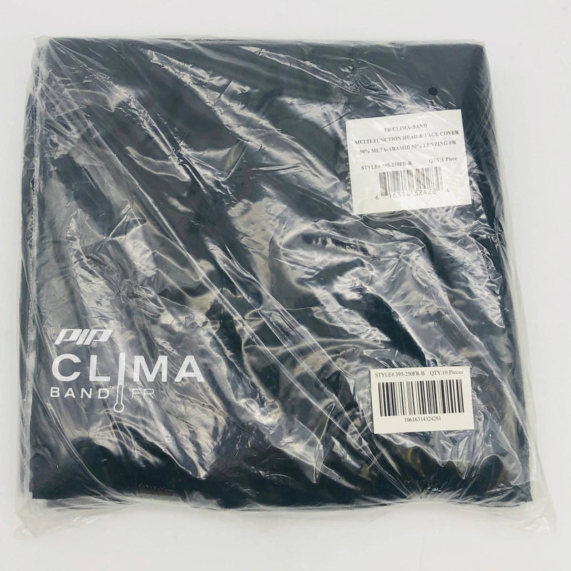 PIP FR Clima-Band 395-250FR-B Multi Function Head and Face Cover Blk Pack of 10 1