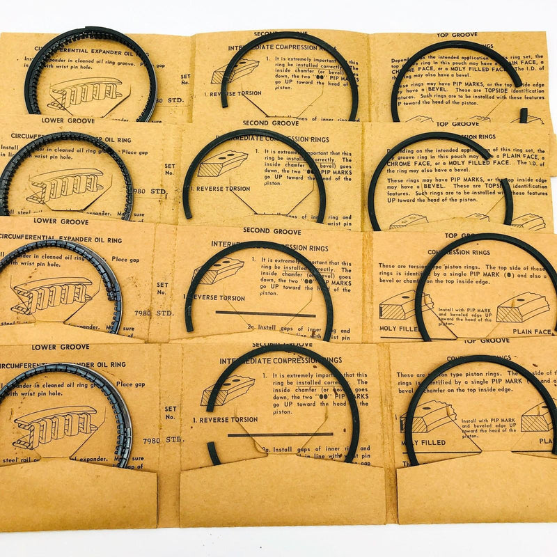 Jeep 919194 Piston Rings Standard New Old Stock NOS BC1602 Std Open 5