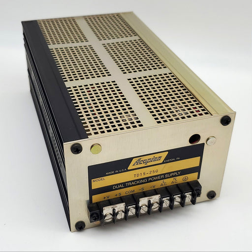 Acopian TD15-250 Linear Power Supply 15V 2.5A Dual Output USA Made Lightly Used 1