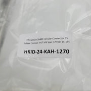 ITT Cannon 26482 Circular Connector 15 Solder Contact IP67 Mil Spec KPT06F14-15S 10
