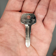 2x Taylor / Ilco T80H Key Blanks Fits Some Vintage Toyota Vehicles Nickel Plated 1