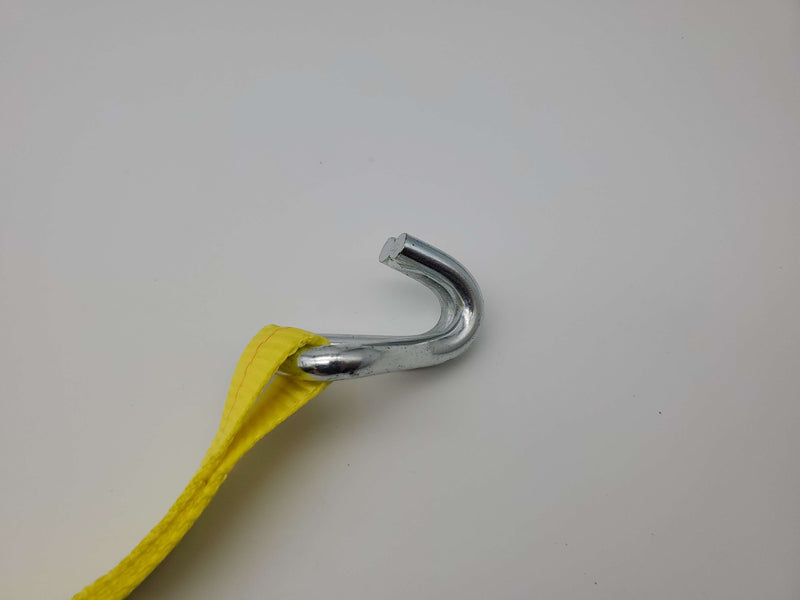 LiftAll 2" 10k Ratchet Strap Tiedown Fixed U-Hook 1" OAL 3300 lb Working UH10Y 3