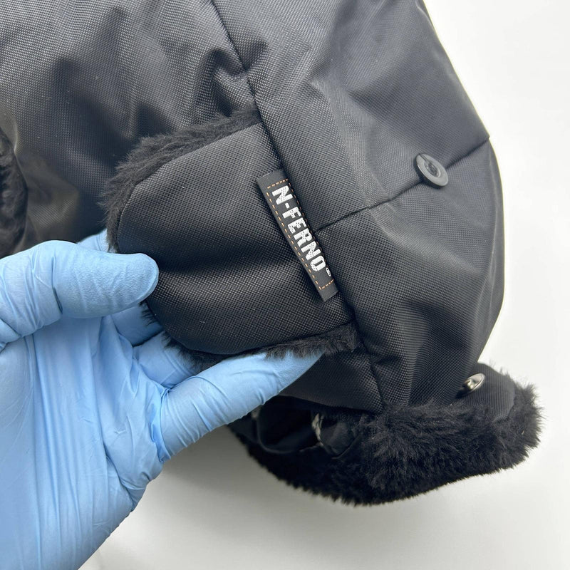 Ergodyne N-Ferno 6802Z Trapper Hat Zippered Black L / XL w/ Bump Cap PN 16859 12