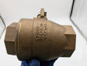 Nibco T-585-70 Ball Valve 2" NPT Bronze Lever Handle Bubble Tight 600 PSI 6