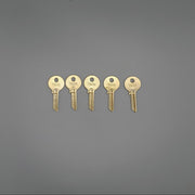 5x Yale RN13 Key Blanks JA Keyway Nickel Silver 5 Pin NOS 3