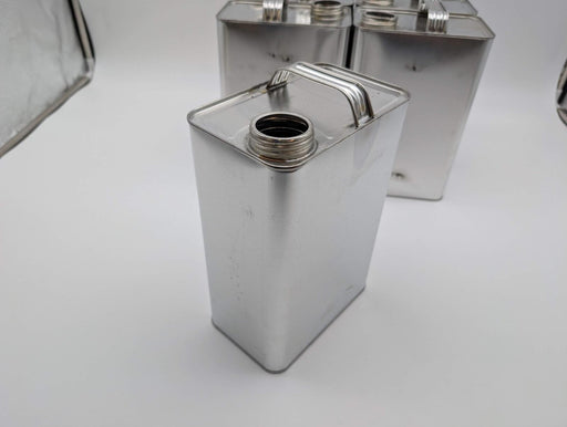 1 Gallon F Style Metal Cans Tin Coated Steel 1.75" Lid 1900T15 NO CAPS 5 Pack 2