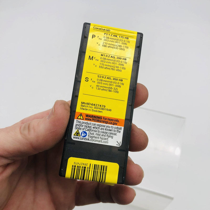 10x Sandvik QDRG0300-0501-C0 Cutoff Insert 1125 CoroCut QD Carbide 26427479 4
