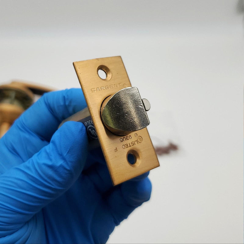 Sargent Door Lever Storeroom Lock Satin Bronze 2-3/4" Backset L Lever 65G04 US10 6