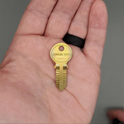 10x American Lock Co BKB Padlock Key Blanks Double Bitted 1041CE / AME6 OEM 2