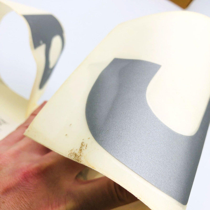 Mopar 5AE89KD5 Jeep Tailgate Logo Silver Sticker Decal OEM New Old Stock NOS 3