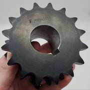 Tsubaki DS60A16 Double Single Sprocket 1-7/16" Bore 3/8" Keyway 16 Teeth 4.22"OD 1