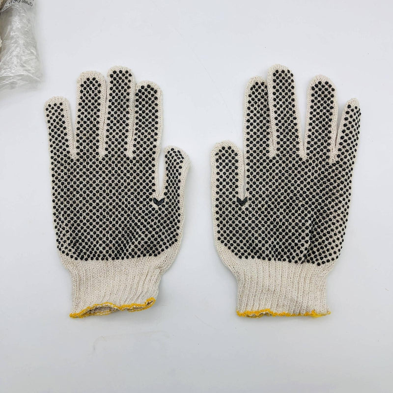 MCR Safety 9650 Work Glove Size Small String Knit Cotton Poly Dots 1 Sd 12 Pairs 3