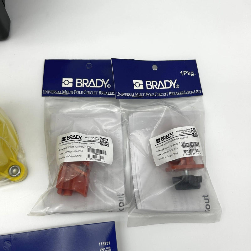Brady 105955 Lockout Tag Out Toolbox Kit Personal Valve Electrical w/ 3 Padlocks 8