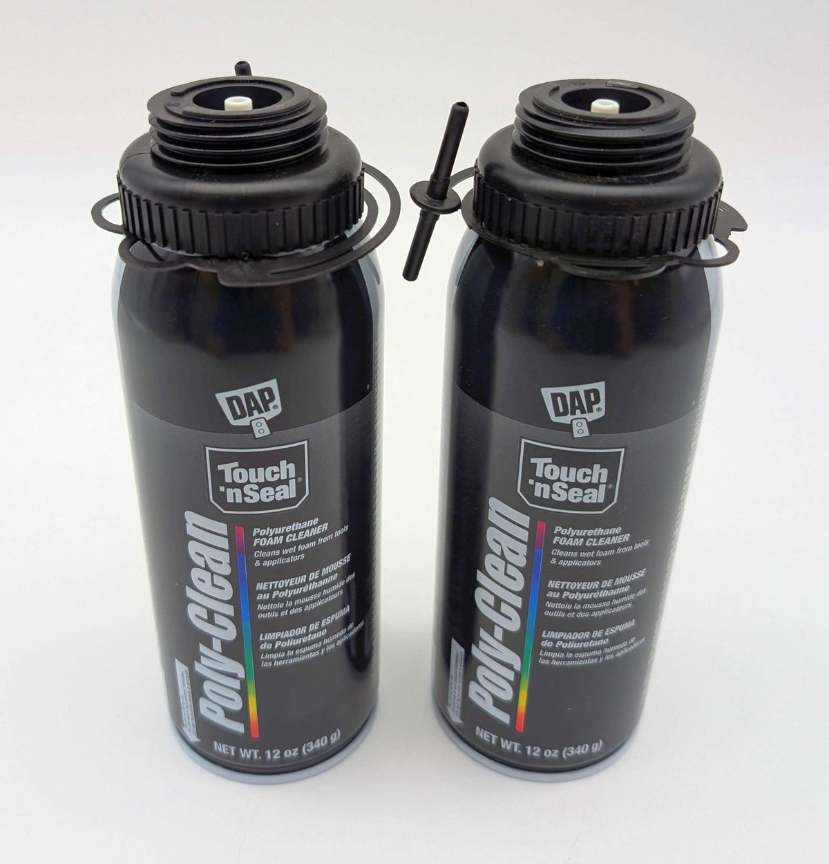 Dap Touch 'n Seal Polyurethane Foam Cleaner 12 Oz Pack of 2 Aerosol Ca ...