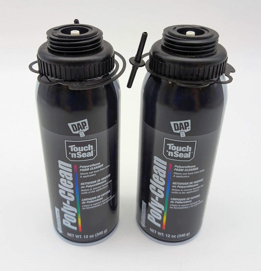 Dap Touch 'n Seal Polyurethane Foam Cleaner 12 Oz Pack of 2 Aerosol Cans 1