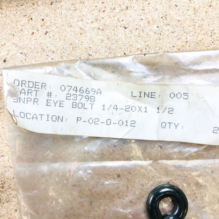 Snapper 23798 Eye Bolt 1/4-20x1-1/2 OEM NOS Replaced by 7023798SM Coated 2