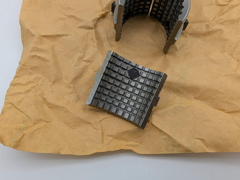 Hardinge M16 1-17/32" Round Serrated Collet Pads 3-Segment for M-Series Collet