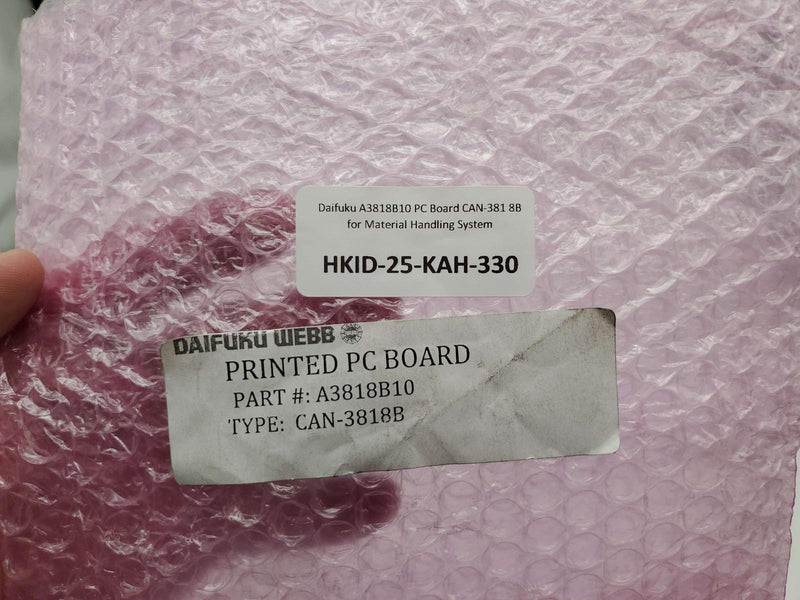 Daifuku A3818B10 PC Board CAN-381 8B for Material Handling System 7