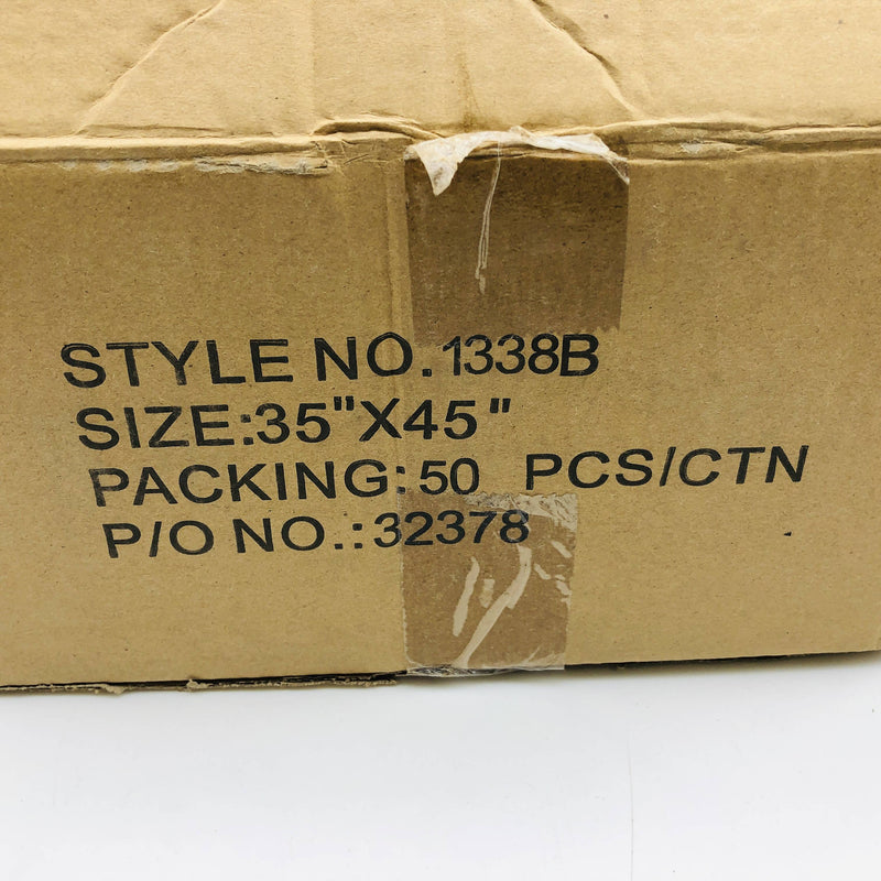 Durawear 1338B Bib Apron 35x45 6 Mil Vinyl Food Safe Blue w/ Neck Strap 50/CASE 2