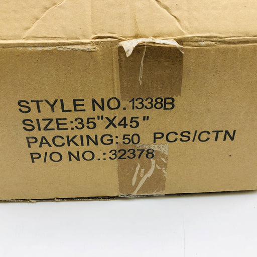 Durawear 1338B Bib Apron 35x45 6 Mil Vinyl Food Safe Blue w/ Neck Strap 50/CASE 2