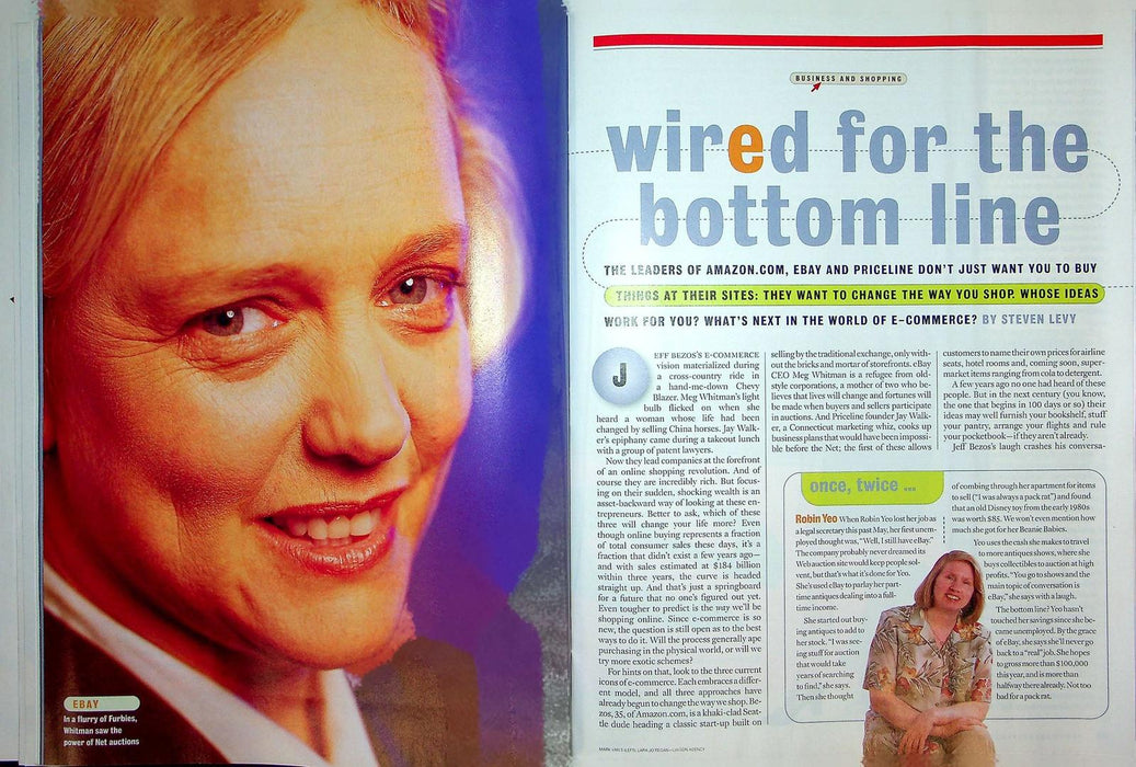 Newsweek Magazine September 20 1999 Ebay Meg Whitman 40mm Shell Casing Waco Cult 6