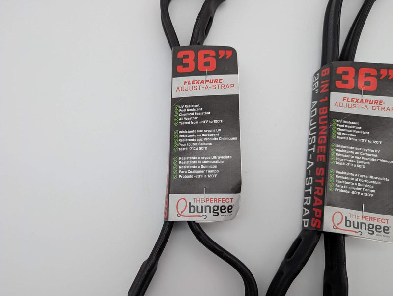 Bihlerflex AS36BK Flexapure Bungee 36" All-Weather Chemical Resistant Pack of 2 2
