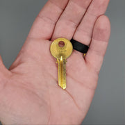 5x Yale RB8 Key Blanks E1R Keyway Paracentric Brass 5 Pin NOS 1