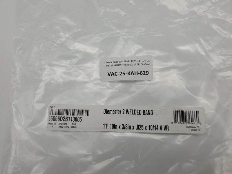 Lenox Band Saw Blade 142" 11'-10" L x 3/8" W x 0.025" Thick 10/14 TPI Bi-Metal 5