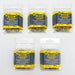 5x General Tools 1261-2 Grommet Refills Rustproof Solid Brass 3/8in 120 Sets 1