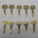 10 Sargent 6270 Key Blanks LDM Keyway Nickel Silver 6 Pin NOS 3