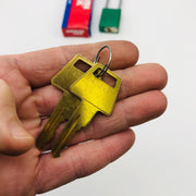 2x Master A1107GRNKD Padlock Green Anodized Aluminum 3in Shkle Keyed Differently 9