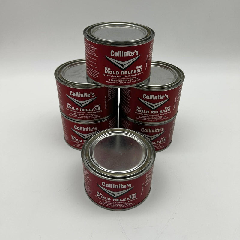 Collinite's Number 900 Mold Release Paste Petroleum Distillates Lot of 6 Cans 11