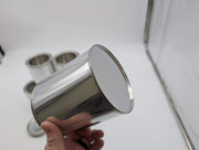 Empty Quart Paint Cans w/ Lids Metal Unlined 4.85" H 4.25" D Pack of 6 4