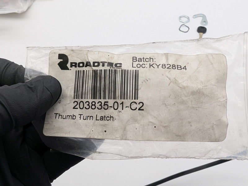 Roadtec 203835-01-C2 Thumb Turn Latch for Asphalt & Construction Equipment OEM