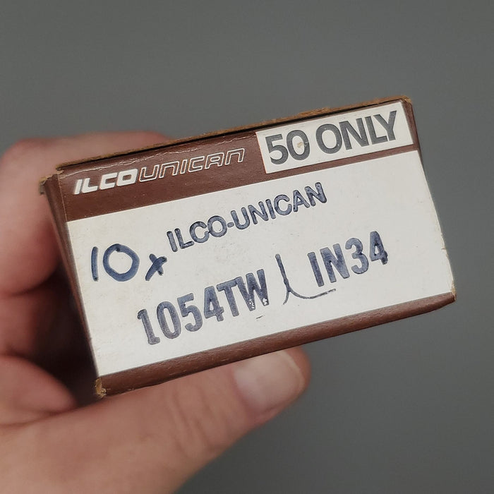 10x Ilco 1054TW / IN34 Key Blanks Nickel Plated NOS 3
