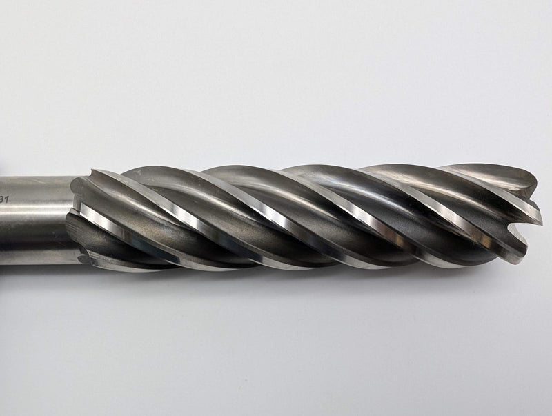 Fastcut 1.5" End Mill 6 Flute 0.250" Radius 1.25" Shank 6" LOC 8.5"" OAL HSSCO 3