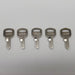 5x Abus 55/30 KB Padlock Key Blanks #90140 Nickel Plated 3