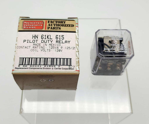 Carrier HN 61KL 615 Pilot Relay 250VAC 3A / 125VAC 5A HN61KL615 OEM 1